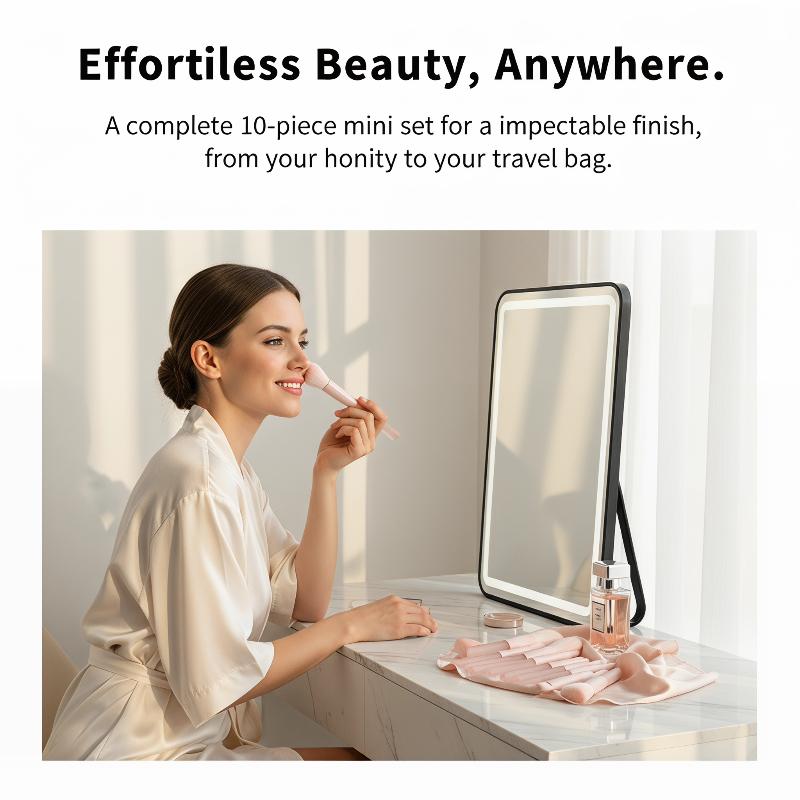 Beauty Makeup Events - 10 Buah Set Kuas Rias Sintetis