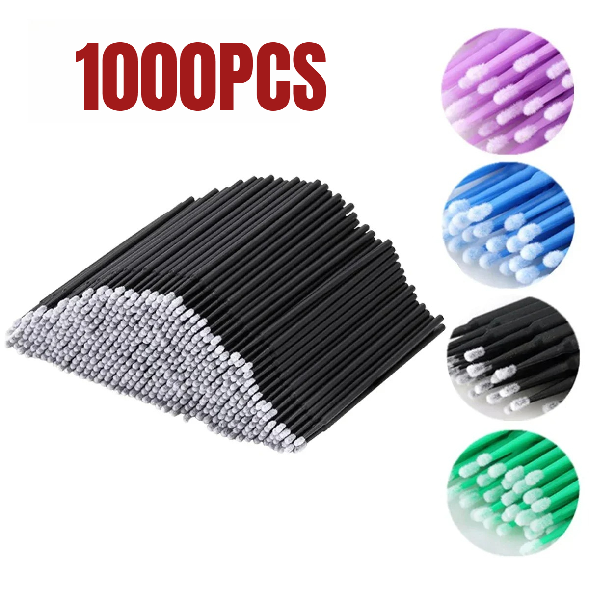 Beauty Makeup Vanity - 1000/500 Buah Sikat Pembersih Bulu Mata