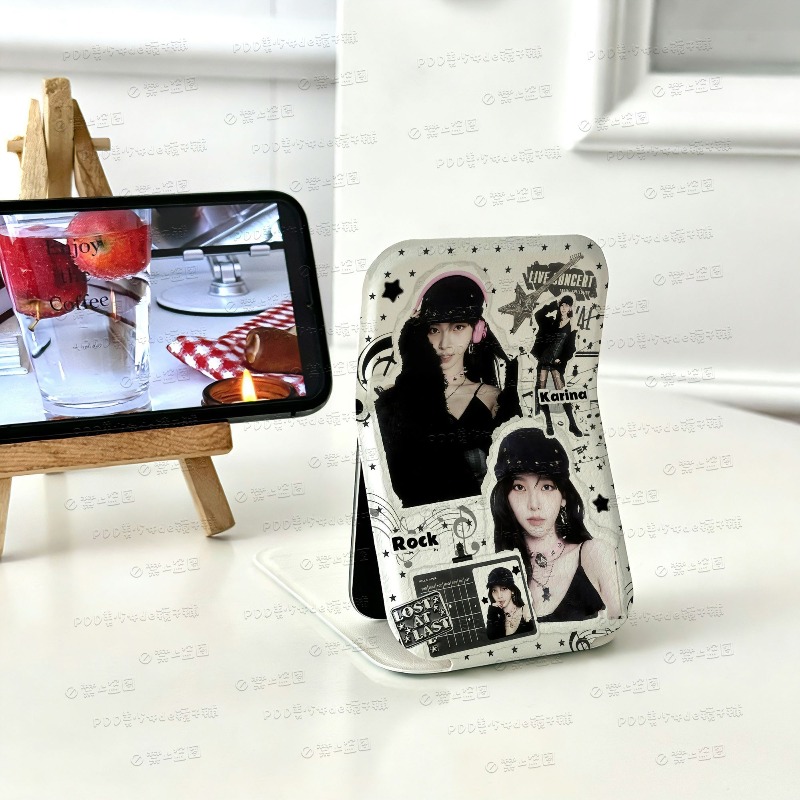 Beauty Makeup Vanity - Aespas Cermin Rias Lipat Mini Cermin