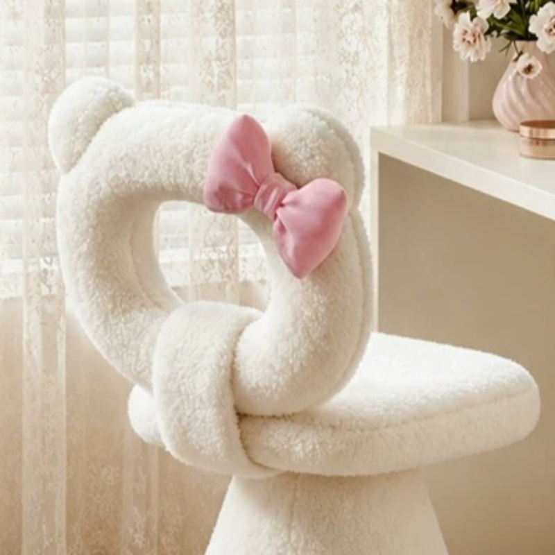 Kursi Rias Vanity Pink Kayu Pu - Beauty Makeup Vanity ulasan dan harga