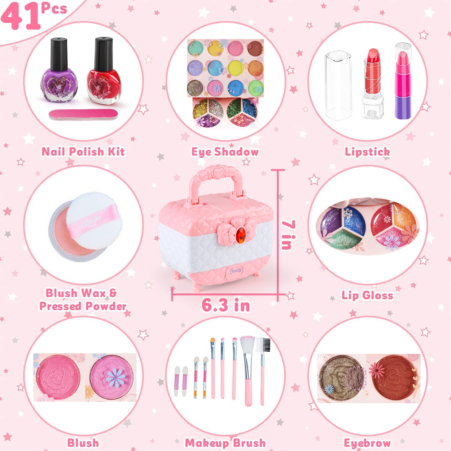Kit mainan Makeup anak perempu - Beauty Makeup For Girl ulasan dan harga