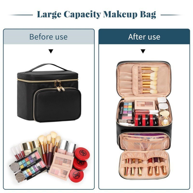 Tas Makeup Tahan Air Ukuran Be - Beauty Bag Makeup ulasan dan harga