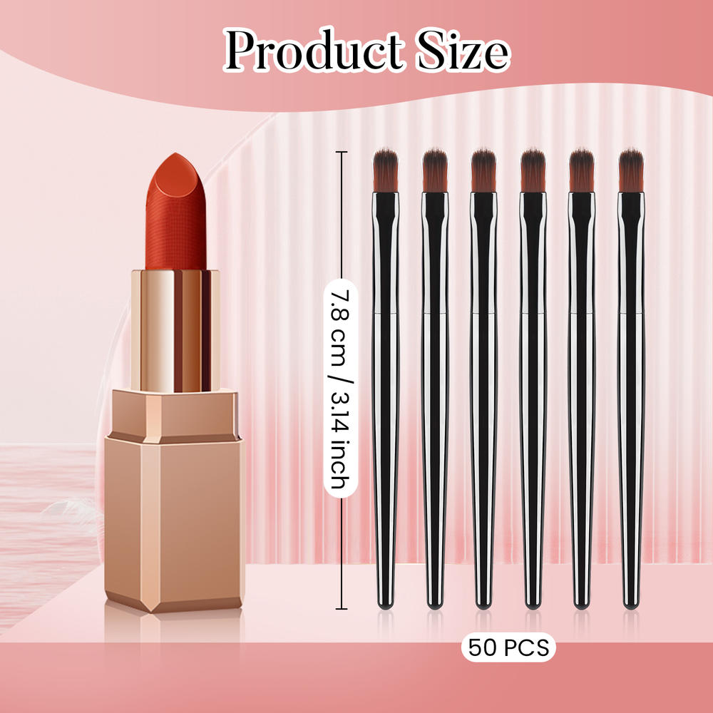 50/100 Buah Set Kuas Bibir Sek - Beauty Makeup Vanity ulasan dan harga