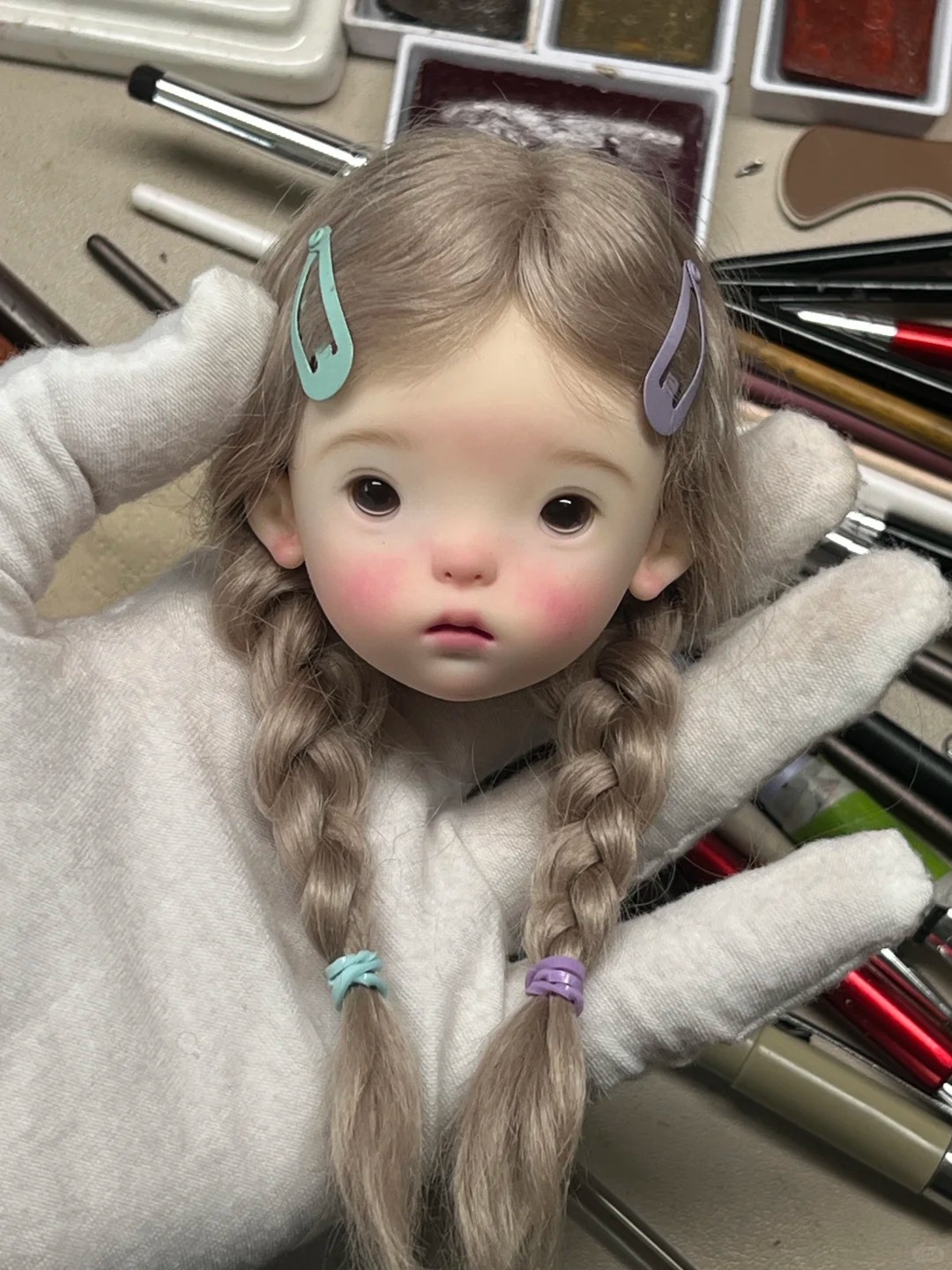 Boneka SD BJD 1/6 Kepala Lando - Beauty Makeup For Girl ulasan dan harga