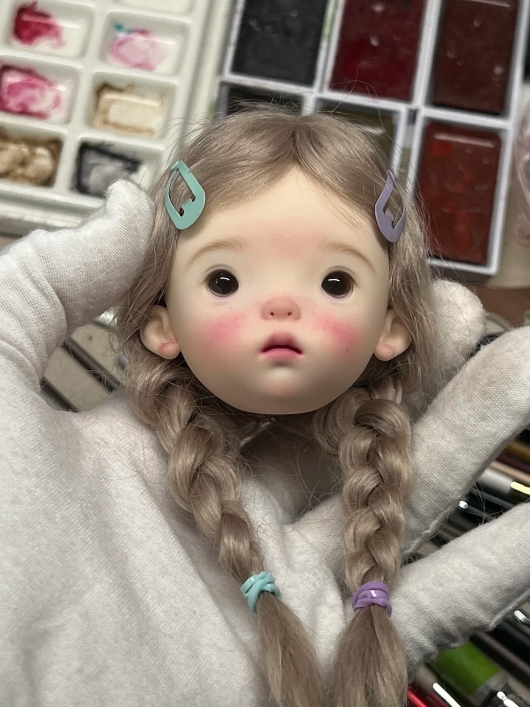 Boneka SD BJD 1/6 Kepala Lando - Beauty Makeup For Girl ulasan dan harga