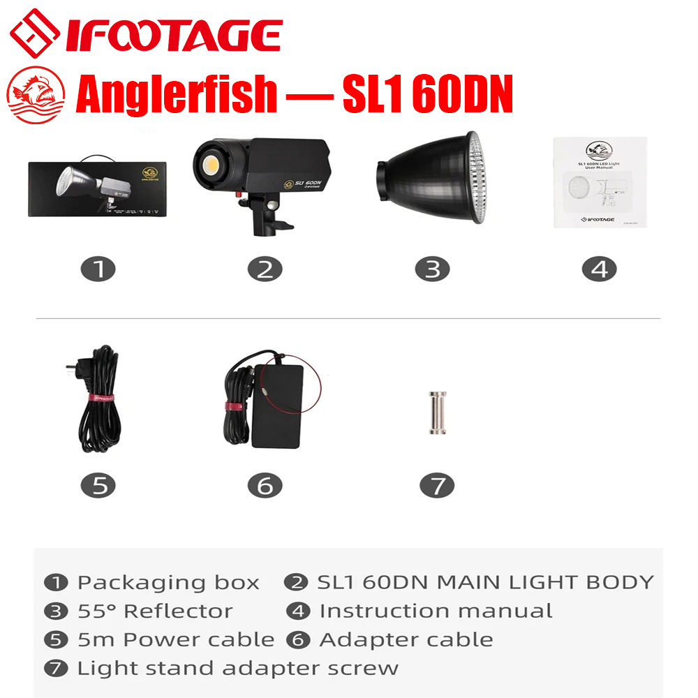 Ifootage Anglerfish SL1 60DN C - Beauty And Makeup Studio ulasan dan harga