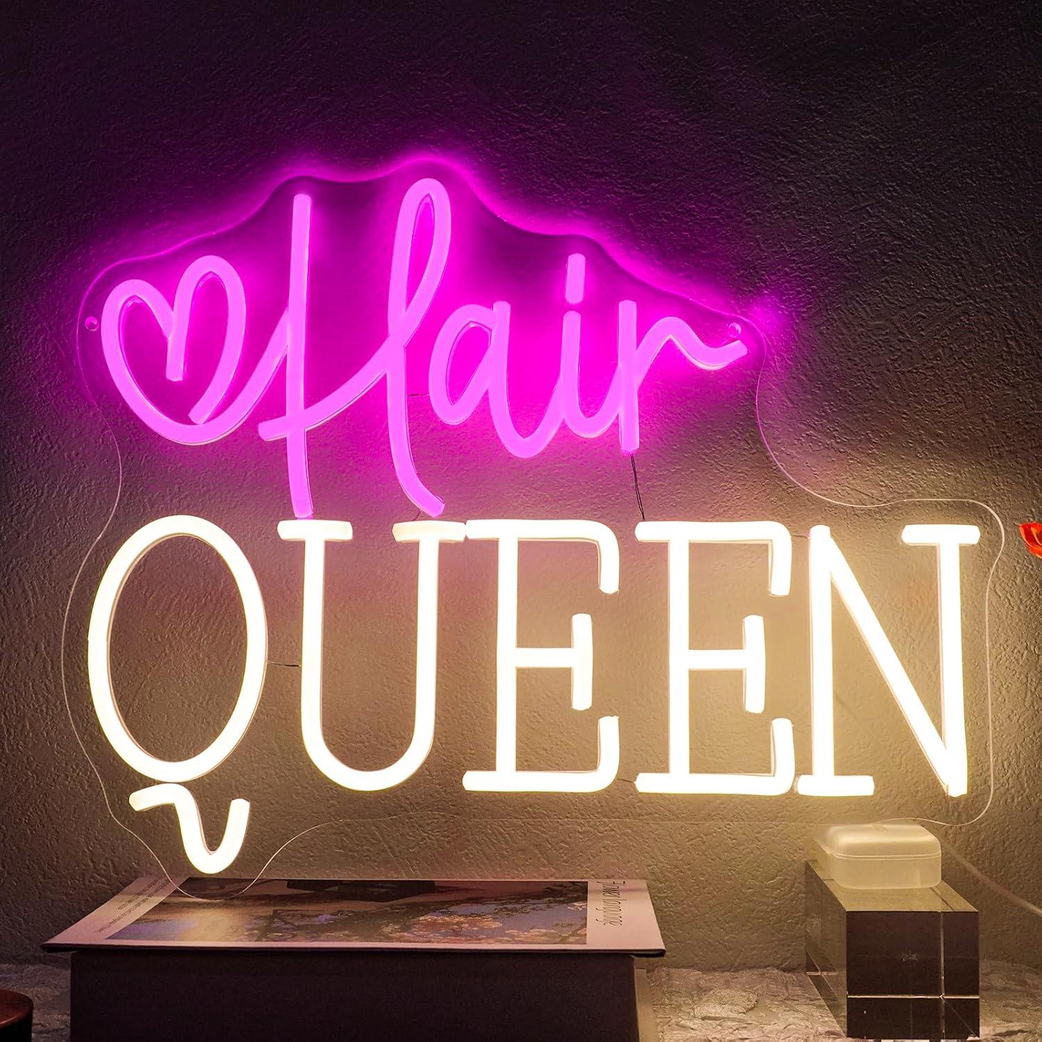 Lampu Neon Hair Queen yang Dap - Beauty And Makeup Studio ulasan dan harga