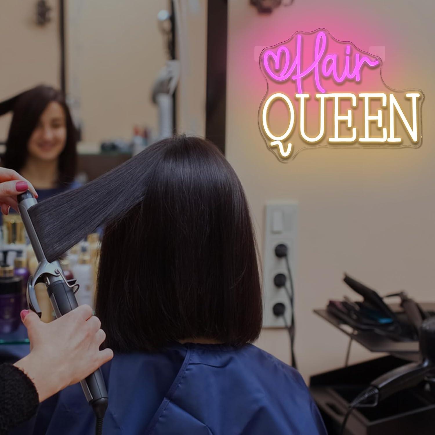 Lampu Neon Hair Queen yang Dap - Beauty And Makeup Studio ulasan dan harga