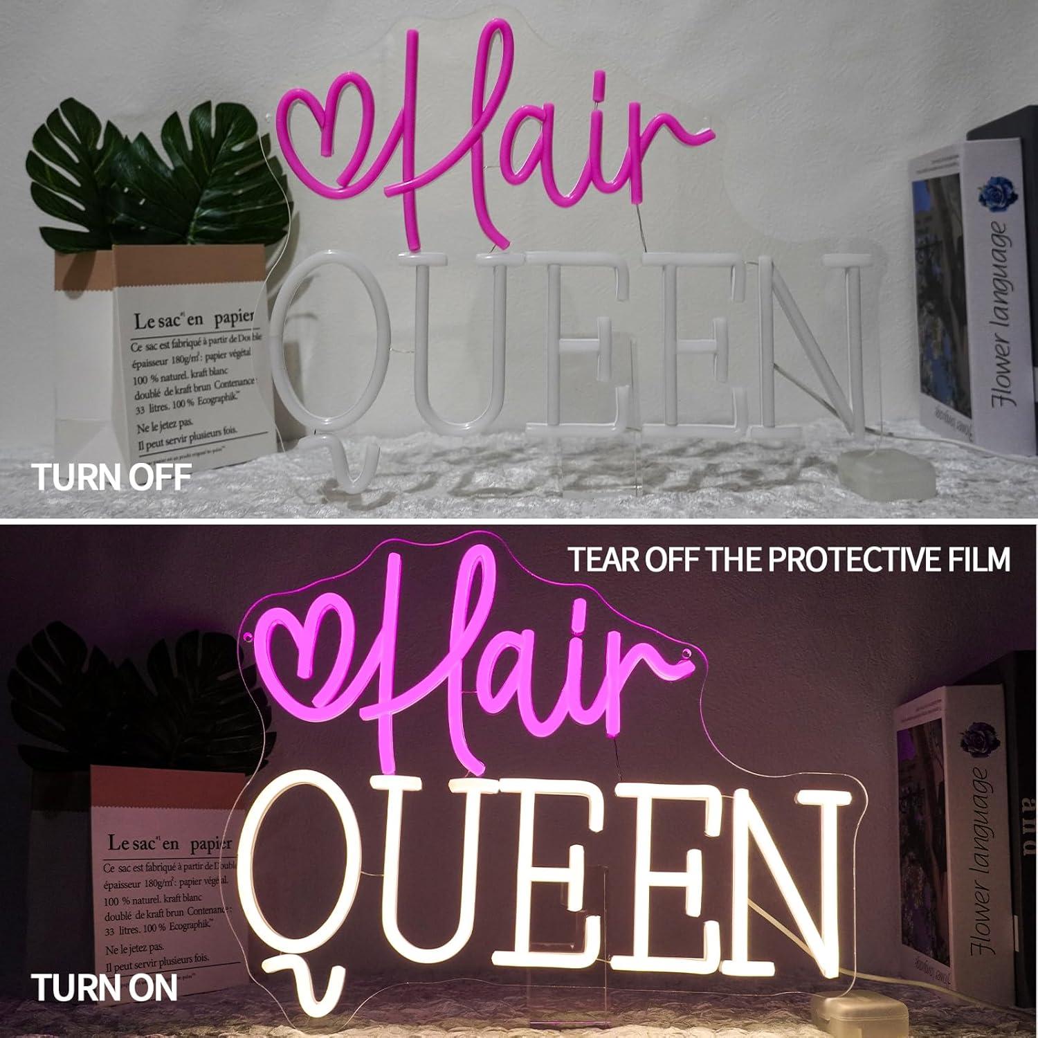 Lampu Neon Hair Queen yang Dap - Beauty And Makeup Studio ulasan dan harga