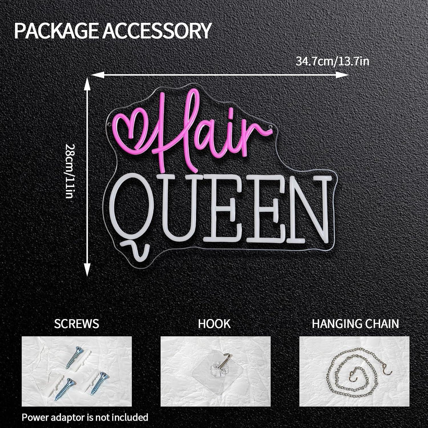 Lampu Neon Hair Queen yang Dap - Beauty And Makeup Studio ulasan dan harga