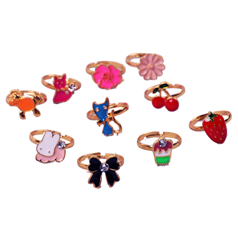 10/20 buah cincin lucu anak-an - Beauty Makeup For Girl ulasan dan harga