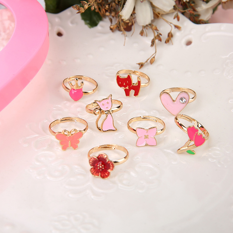 10/20 buah cincin lucu anak-an - Beauty Makeup For Girl ulasan dan harga