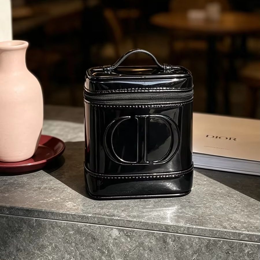 Tas DIORs Hitam Berbahan Jarin - Beauty Makeup Vanity ulasan dan harga