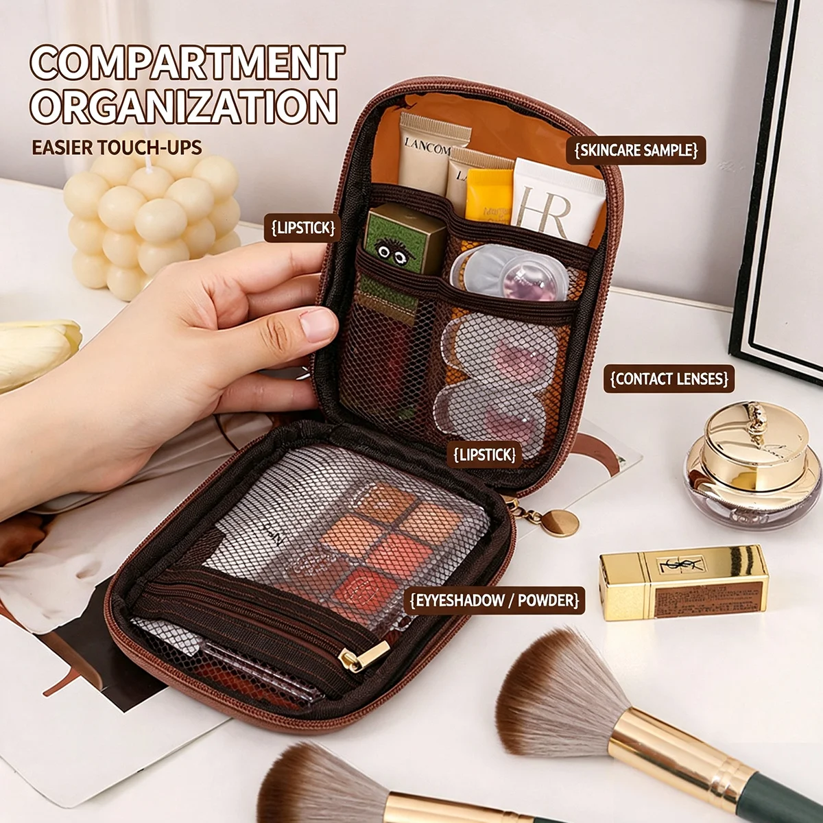 Kantong Kosmetik Transparan Po - Beauty Bag Makeup ulasan dan harga
