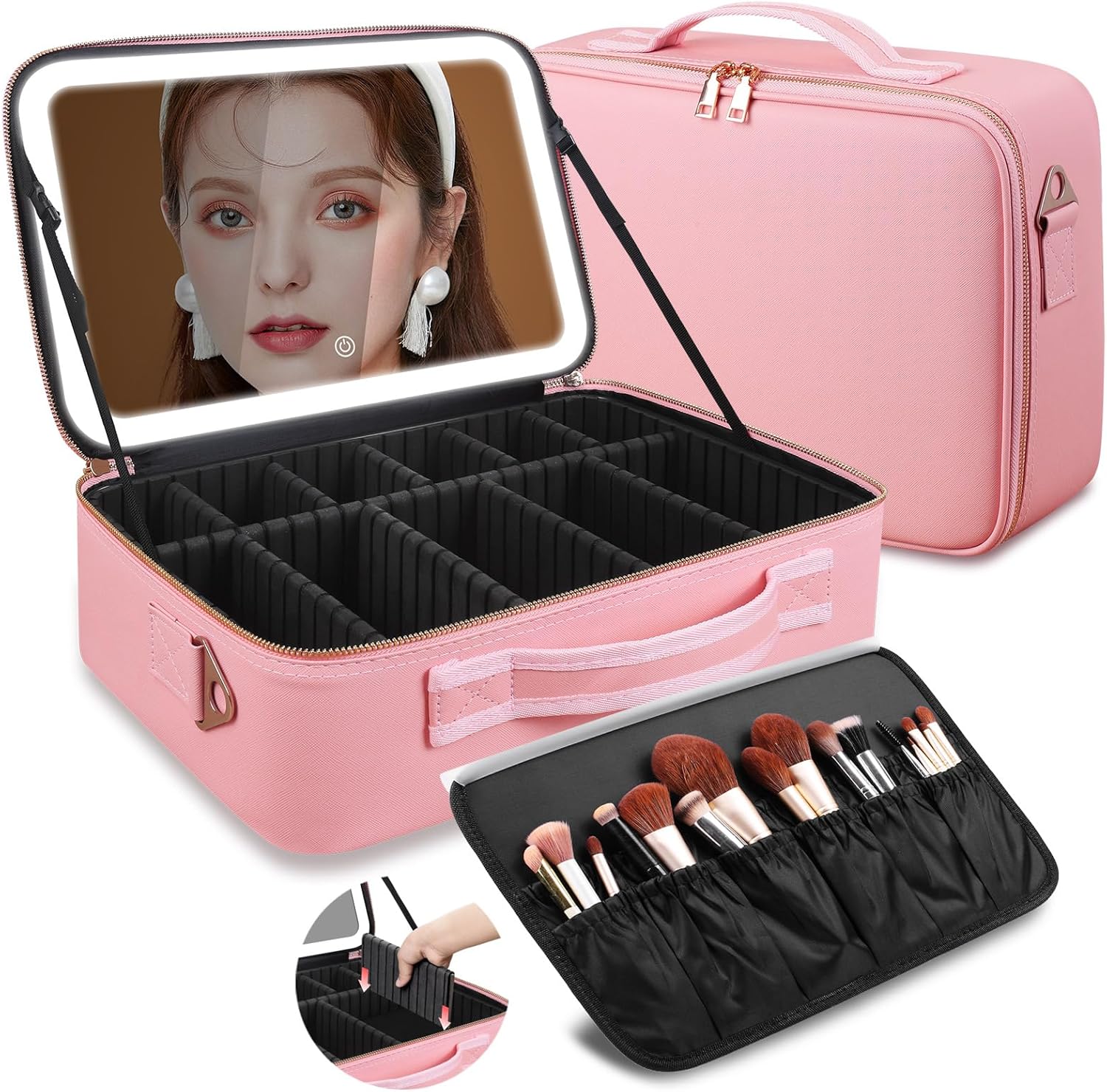 Tas Makeup Kapasitas Besar 15' - Beauty Makeup Vanity ulasan dan harga