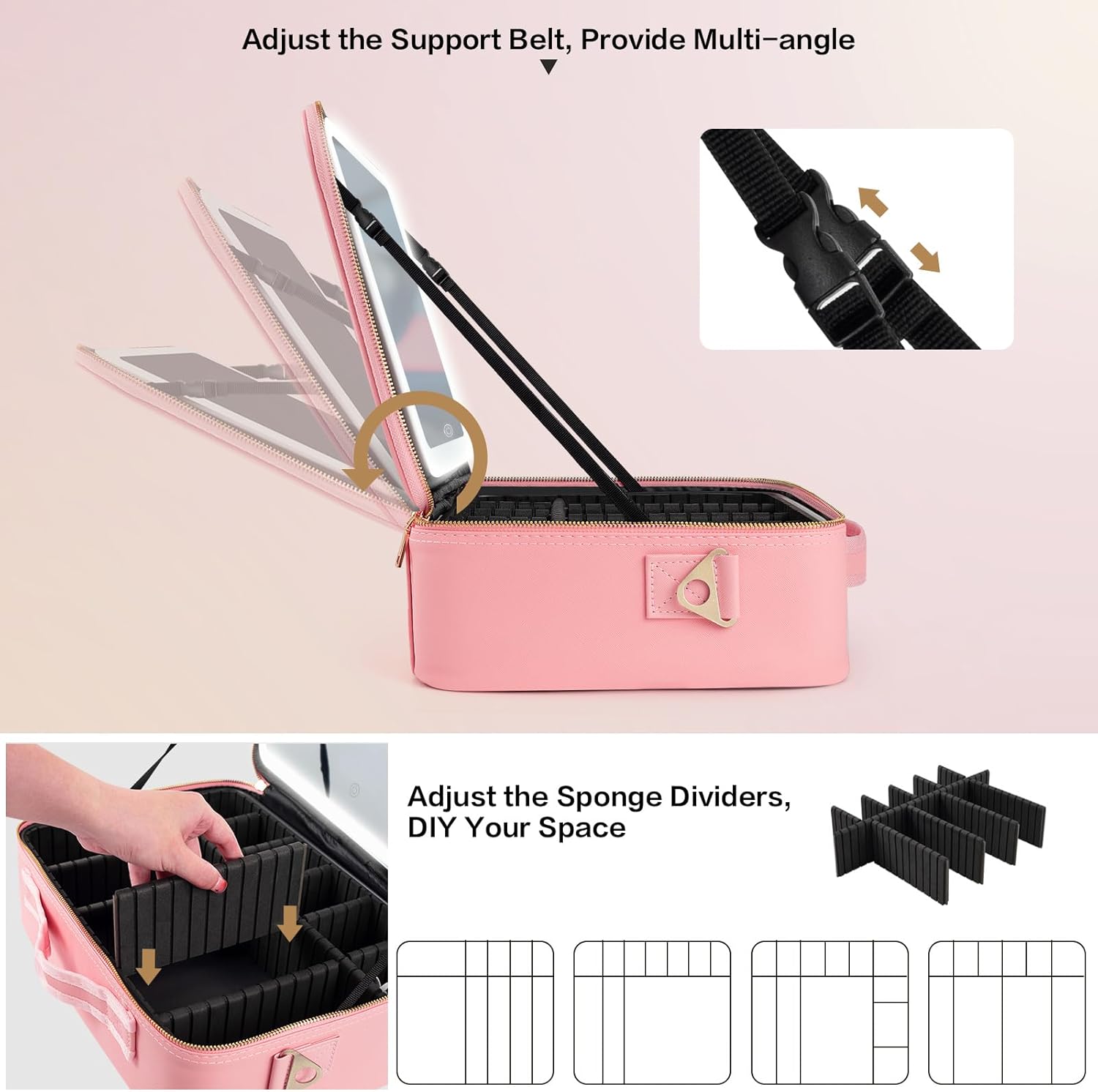 Tas Makeup Kapasitas Besar 15' - Beauty Makeup Vanity ulasan dan harga